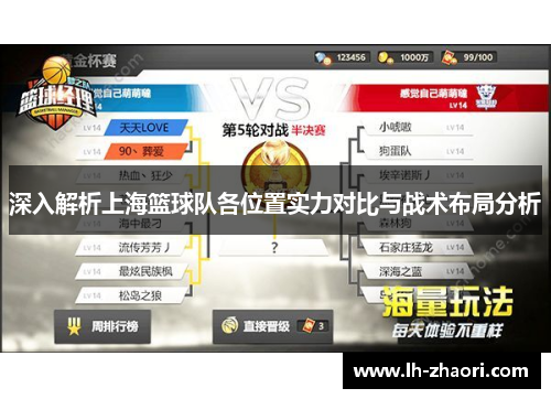 深入解析上海篮球队各位置实力对比与战术布局分析